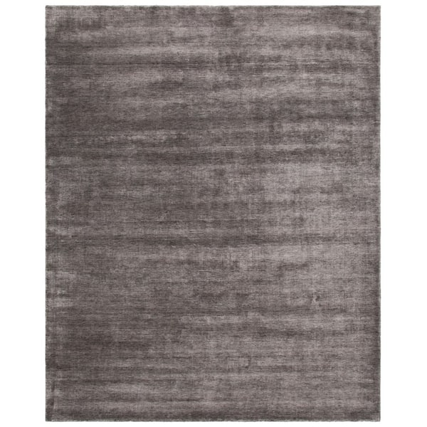 Mirage 8 ft. x 10 ft. Brown/Charcoal Solid Color Area Rug