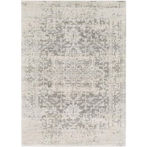 Demeter Gray 6 ft. 7 in. x 9 ft. Oval  Area Rug