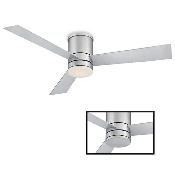 Modern Forms Axis 52 In Led Indoor, Modern Ceiling Fan With Light Flush Mount