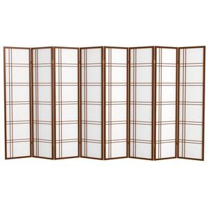 Window Light Deviders Red Lantern 6 ft. Grey Window Pane 6-Panel Room Divider WPSP-6P-Grey ...