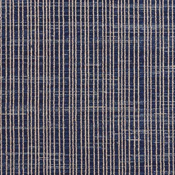 Natural Harmony 6 in. x 6 in. Loop Carpet Sample - Living Bliss - Color Indigo