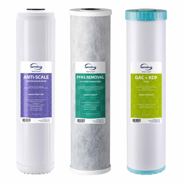 F3WGB32BPFKDS Whole House Water Filter for WGB32B-PFKDS, Reduce PFAS, Scale, Heavy Metals, Chlorine, Corrosion, Odor