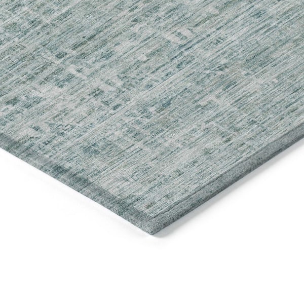 Chantille Machine Washable Indoor/Outdoor Abstract ACN1746 Turquoise 2 ft. 3 in. x 7 ft. 6 in. Runner Rug
