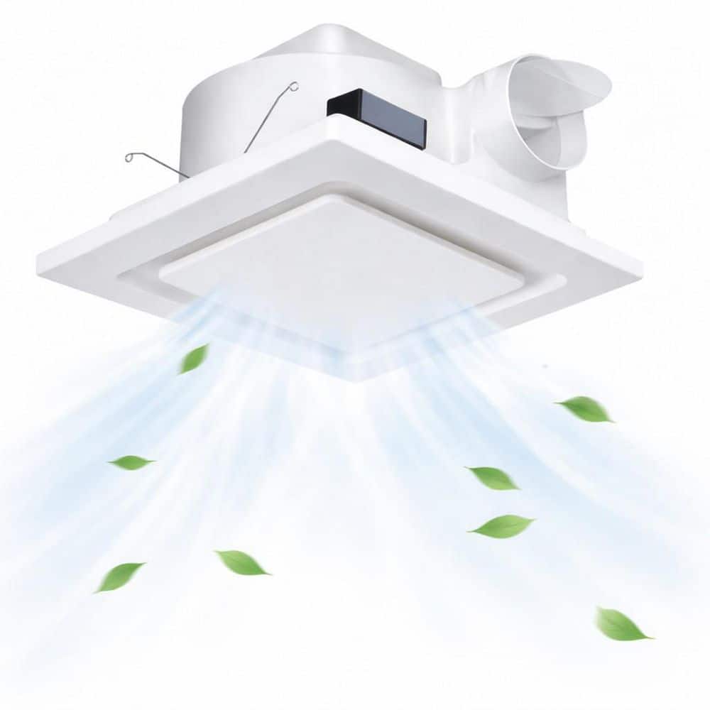 ４boxes detoxDETSsss BeamBox 11.8 in. White Flush Mount Standard Ceiling Fan,Ceiling