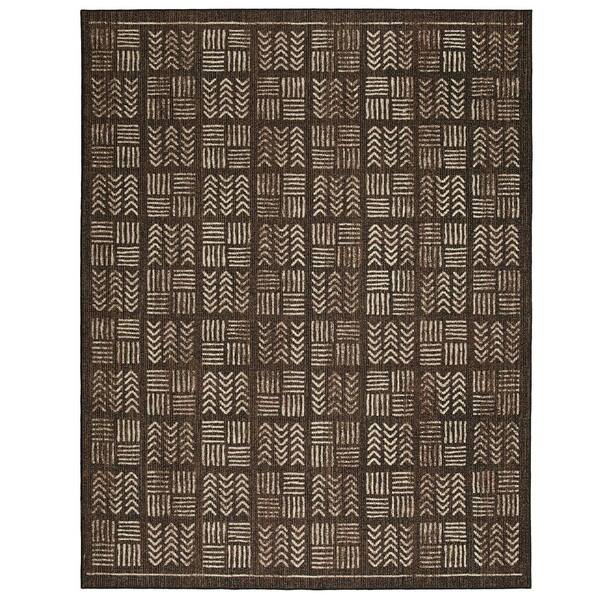 Mohawk Home Katlego Black 5 ft. x 8 ft. Geometric Area Rug