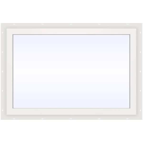 ウィツグ VALAN PRENMIUNM VP03DF4 JELD-WEN 36 in. x 30 in. V-2500 Series Bronze Exterior/White