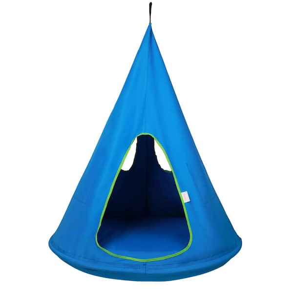 SKYSHALO Kids Nest Swing Chair, Hanging Hammock Chair with Adjustable Rope, Hammock Swing Chair for Kids Indoor and Outdoor Use