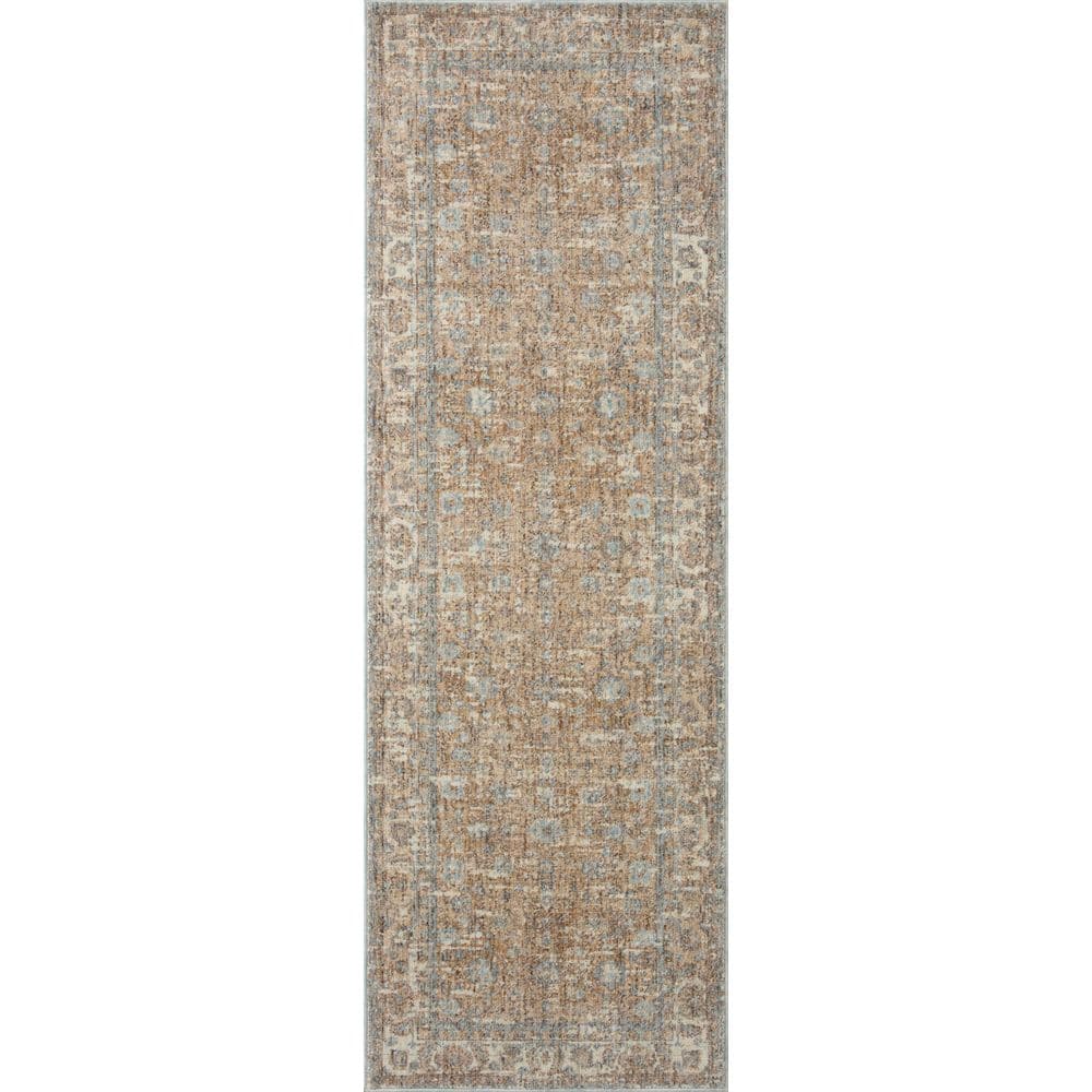 Blake 2 ft. 7 in. x 13 ft. Sand / Sky Transitional Runner Rug price history on PriceWatchPro