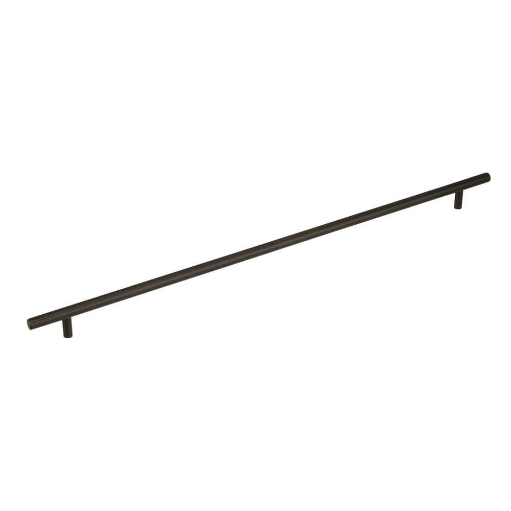 Bar Pulls 18-7/8 in. (480mm) Modern Black Bronze Bar Cabinet Pull