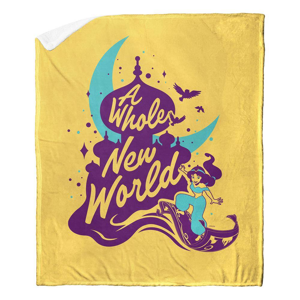 Kids Unisex 60" x 50" Silk Touch Sherpa Throw Blanket