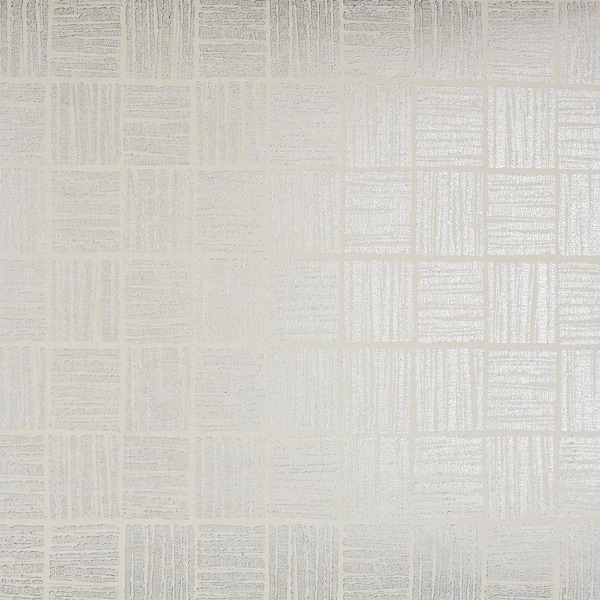 Brewster Geometrics Cream Wallpaper Sample
