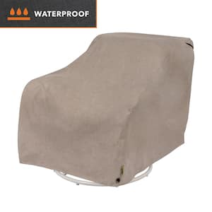 Garrison Patio Swivel Lounge Chair Cover, Waterproof, 37.5 in. L x 39.25 in. W x 38.5 in. H, Sandstone