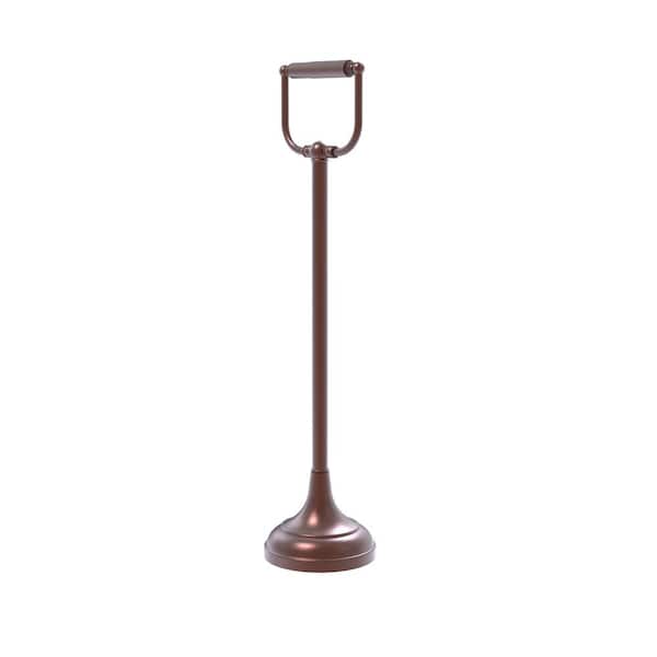 Allied Brass Free Standing Toilet Paper Holder in Antique Copper