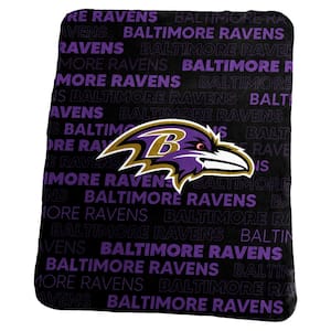 Baltimore Ravens Multi-Colored Classic Fleece Throw