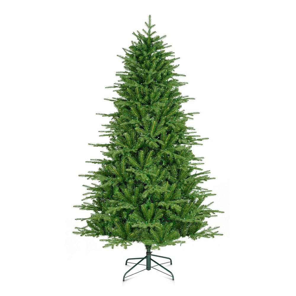 7ft Pre-Lit Green Full Fir Artificial Christmas Tree with 460 Multi-Color RGB Lights, Remote Control price history on PriceWatchPro