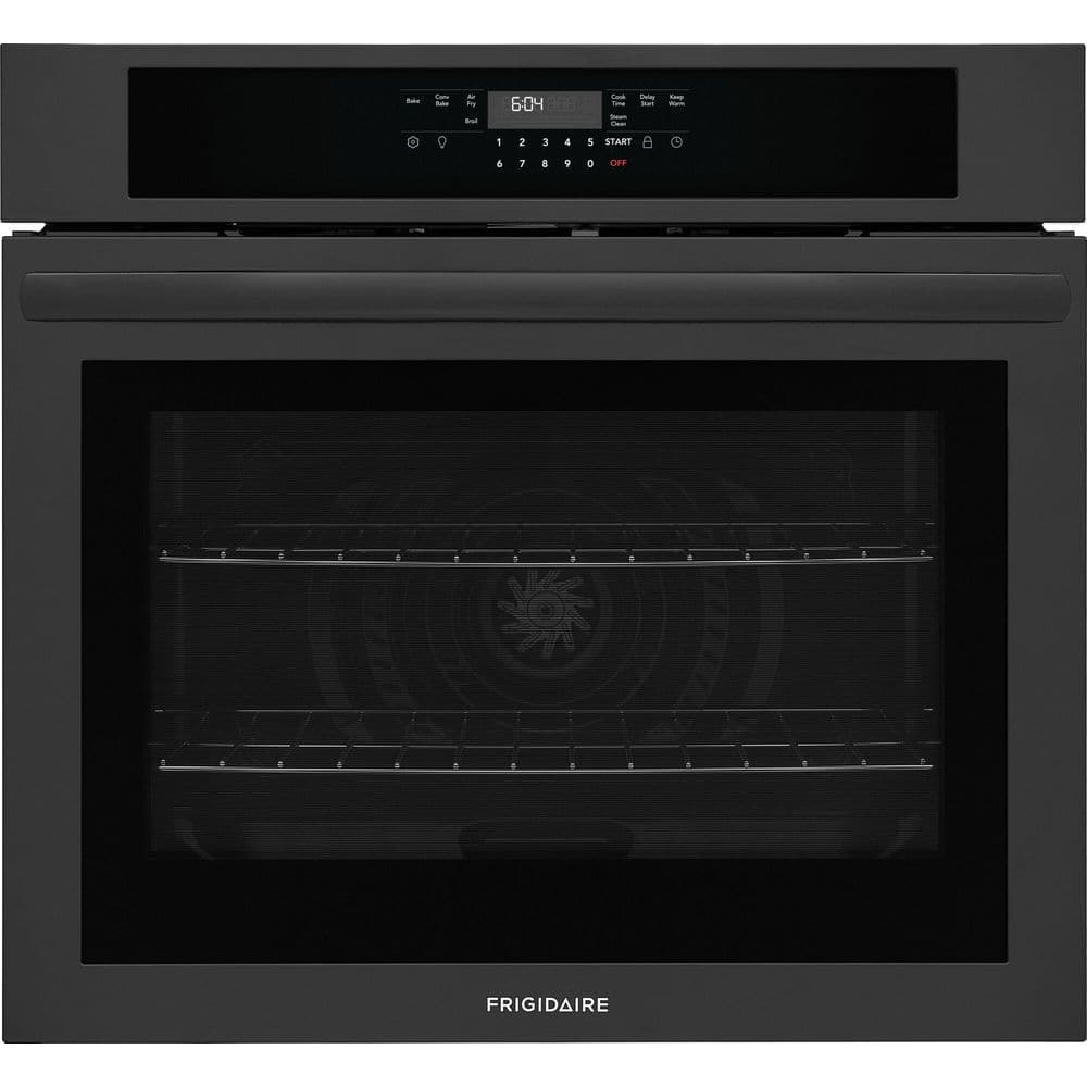 30 in. Single Wall Oven with Convection 30-min Steam-Cleaning in Black price history on PriceWatchPro