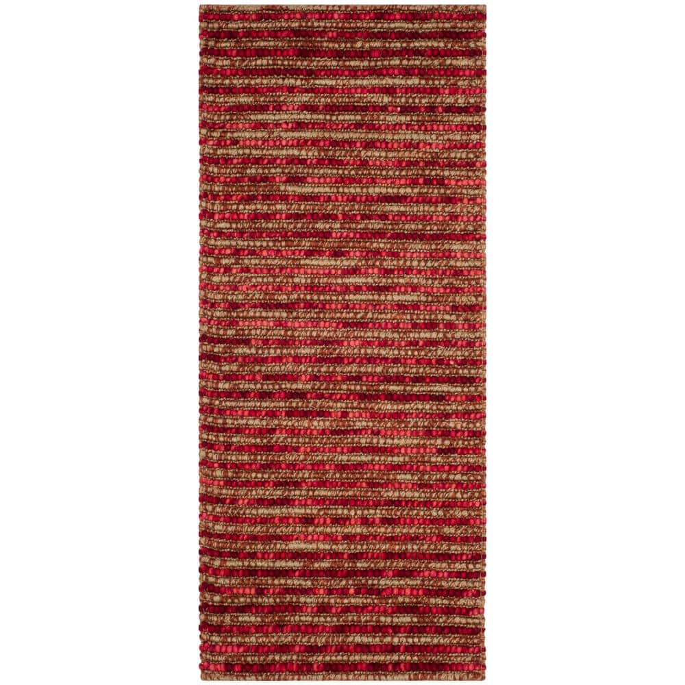 Bohemian Red/Multi 3 ft. x 6 ft. Striped Runner Rug price history on PriceWatchPro