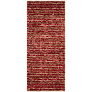 Bohemian Red/Multi 3 ft. x 6 ft. Striped Runner Rug