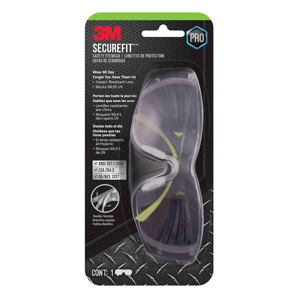 SecureFit 400 Clear Anti-Fog Safety Glasses