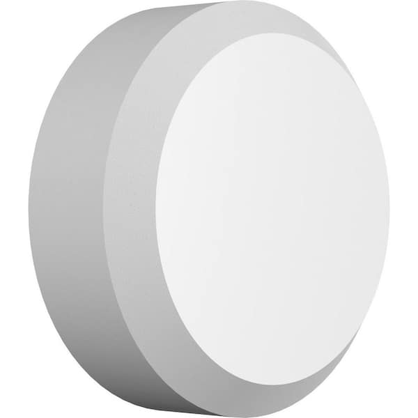 Ekena Millwork 3-in W x 3-in H x 1-in P Standard Grayson Rosette with Beveled Edge