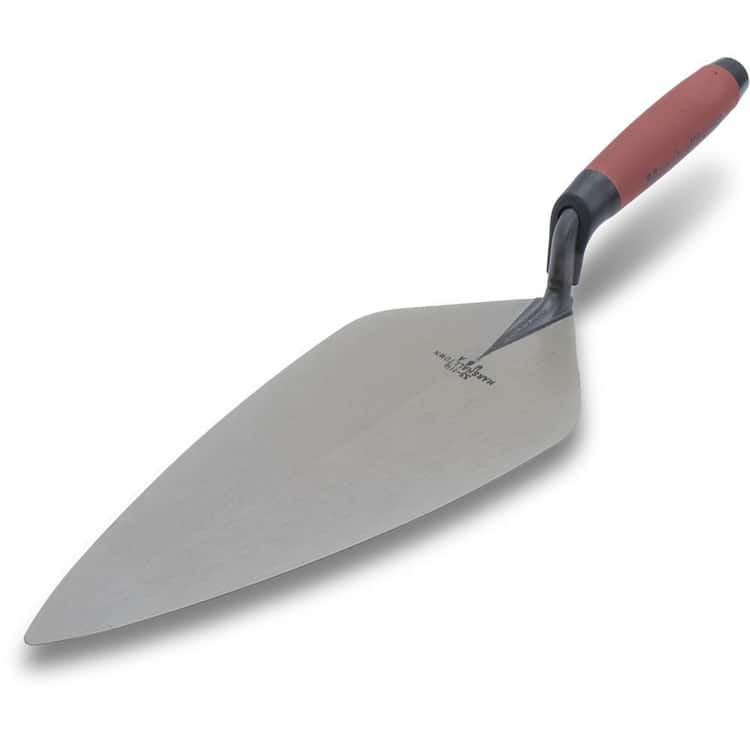 MARSHALLTOWN 11-1/2 in. Brick Trowel London Pattern-Durasoft Handle