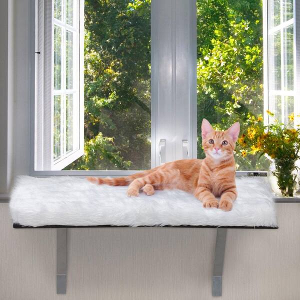 thumbnail image 2 of Cat Window Perch Hammock Seat - Large/Small Cat Bed With Strong Suction Cups (Blue) 2 of 4