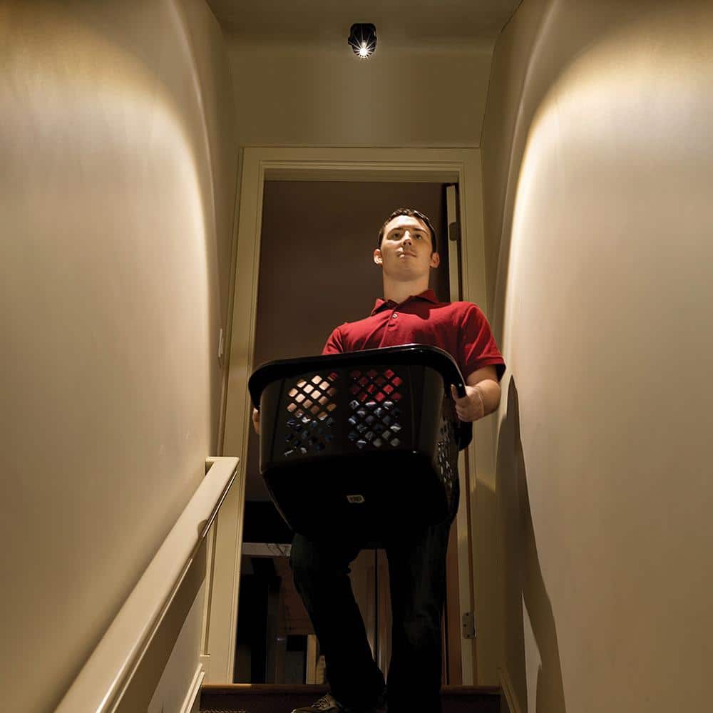 Compact Neutral White LED Security Spotlight with Motion Sensor