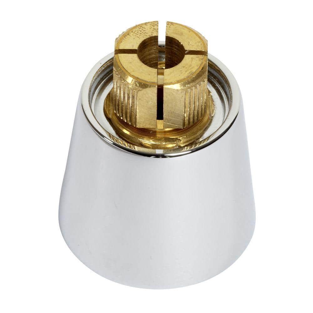Long Faucet Handle Skirt Adapter, Polished Chrome