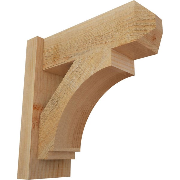 Ekena Millwork 6 in. x 16 in. x 16 in. Imperial Craftsman Rough Sawn Douglas Fir Outlooker