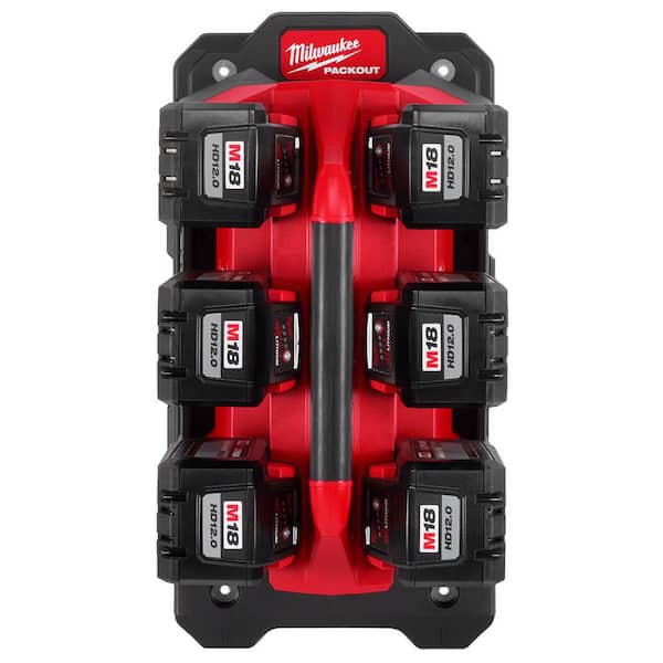 Milwaukee M18 18V Lithium-Ion PACKOUT 6-Port Rapid Charger w