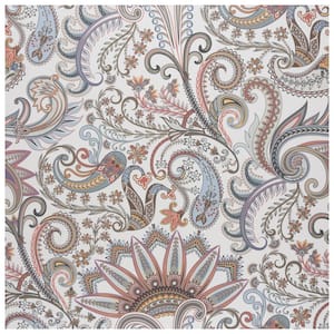 Imagine Tapestry Paisley 19-3/8 in. x 19-3/8 in. Porcelain Floor and Wall Tile (10.56 sq. ft./Case)