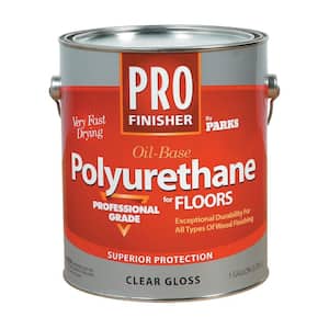 Pro Finisher 1 gal. Clear Gloss 275 VOC Oil-Based Polyurethane for Floors (4-Pack)