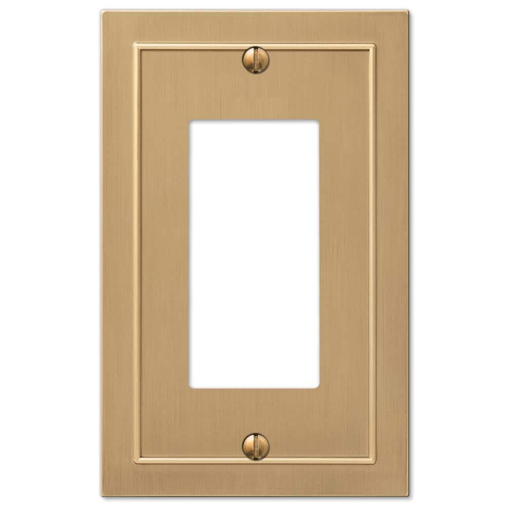 Bethany 1 Gang Rocker Metal Wall Plate - Brushed Bronze price history on PriceWatchPro