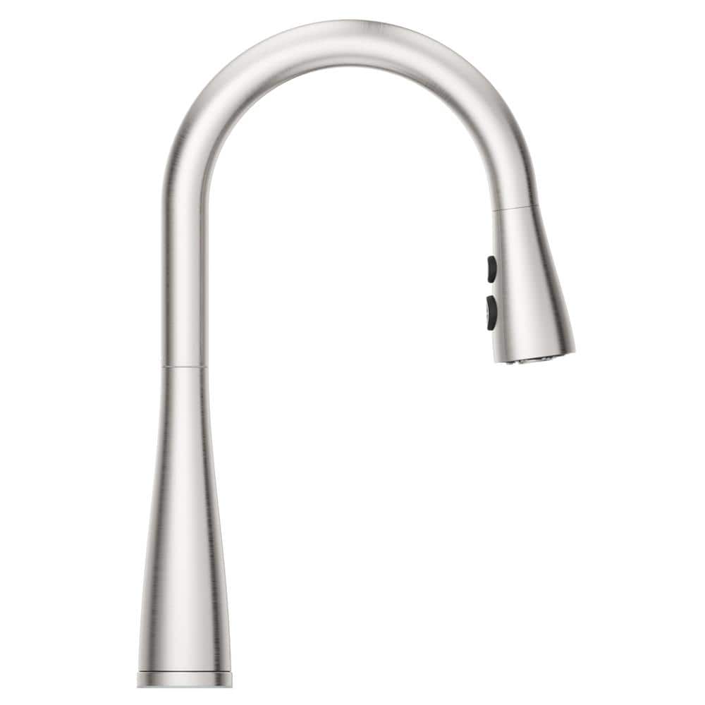 Neera Stainless Steel Pull Down Single Handle Kitchen Faucet