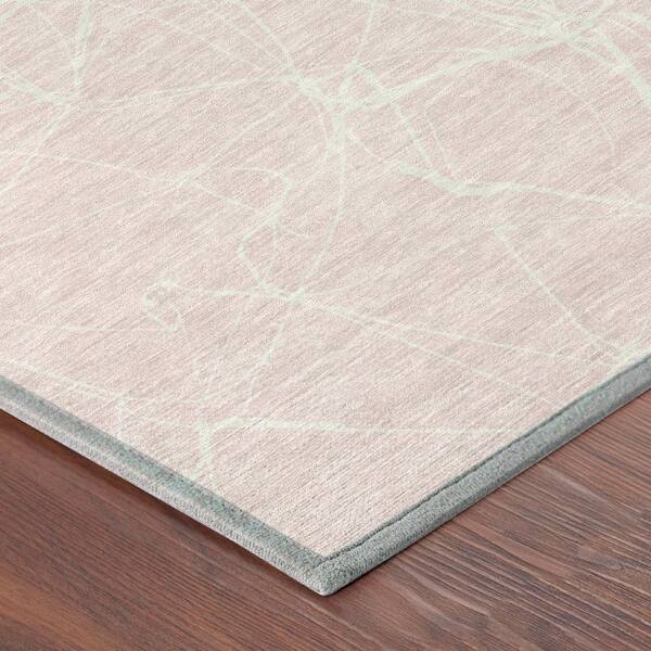 Chantille Machine Washable Indoor/Outdoor Abstract ACN2826 Pink 2 ft. x 3 ft. Accent Rug