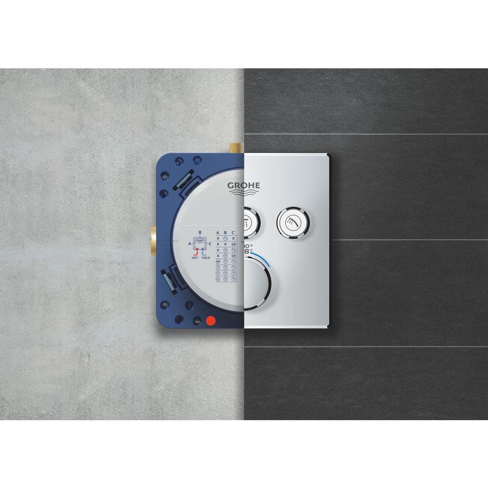 SmartControl Blue Modern Universal Shower Installation Kit