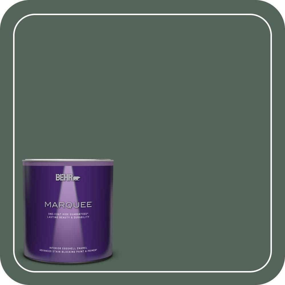 1 qt. #460F-6 Medieval Forest Eggshell Enamel Interior Paint & Primer product image for price tracking