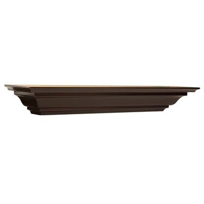 Magellan 5 1 4 In Espresso Crown Moulding Shelf Varies By Length Cms36e - Decorative Crown Molding Home Depot