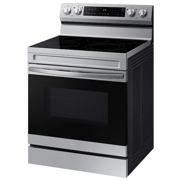 6.3 cu. ft. Smart Freestanding Electric Range with No-Preheat Air Fry &  Convection in Stainless Steel Ranges - NE63A6511SS/AA