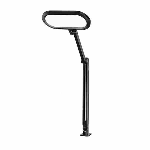 LED Clip-On Desk Lamp with 11 in Double-Sided Light Bar, 50 Lighting Modes, Stepless Dimmer Remote