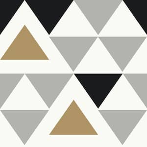 Geometric Triangle Peel and Stick Wallpaper (Covers 28.18 sq. ft.)