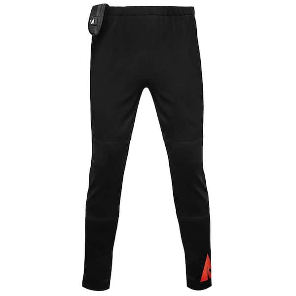 All in Motion Mens Heavyweight Thermal Pants Base Layers, Black Size 2XL  (44-46)
