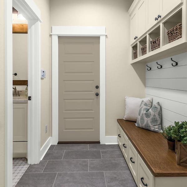 Glidden Premium 1 qt. PPG1024-5 Stonehenge Greige Semi-Gloss