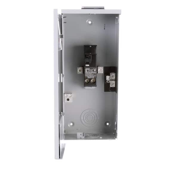 Siemens 200 Amp 2-Space 2-Circuit Main Breaker Outdoor Load Center