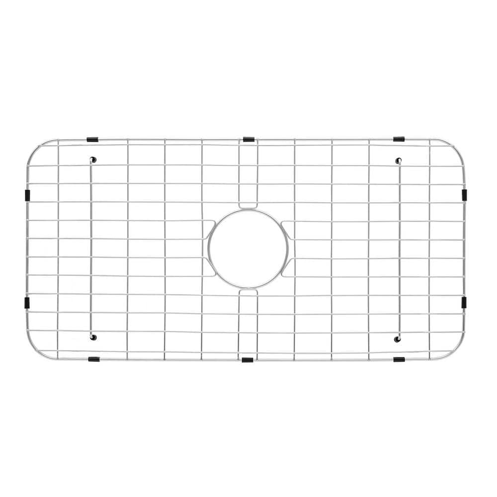 Brushed Stainless Steel Rectangular Kitchen Sink Grid