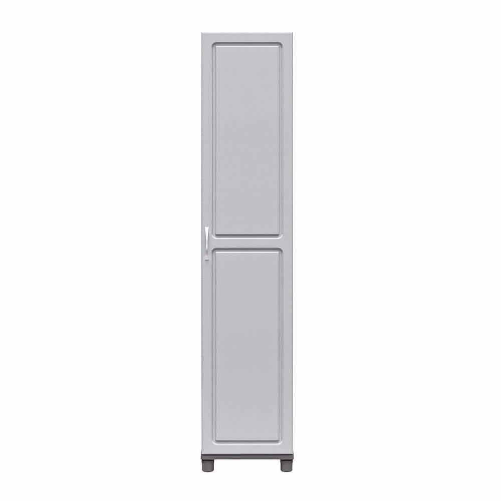 Systembuild Evolution Trailwinds 16 In Ashen Gray Utility Storage Cabinet Hd31958 The