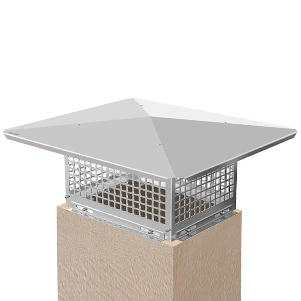 Reviews for VEVOR Chimney Cap 17 in. x 21 in. Flue Caps 304 Stainless ...