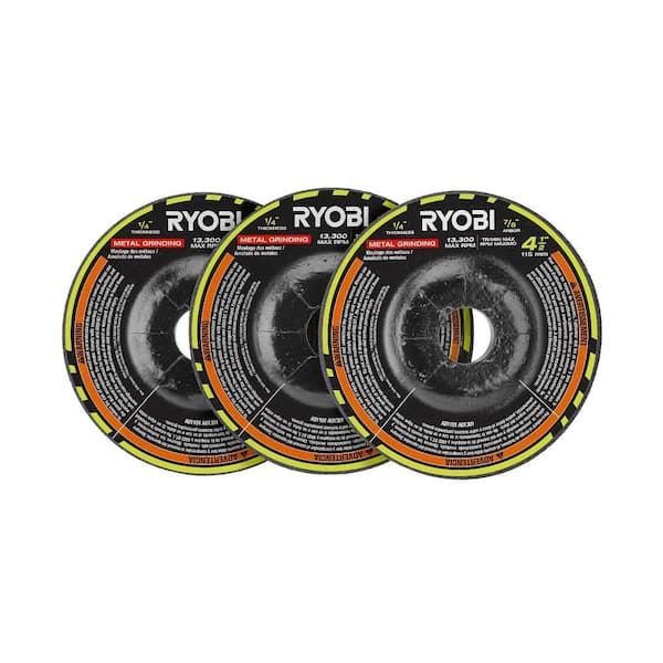 4-1/2 in. Metal Grinding Wheel (3-Piece)