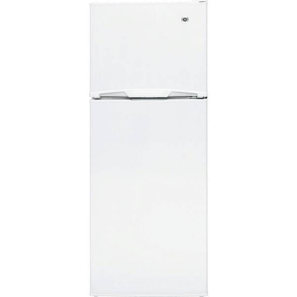 GE 9.9 cu. ft. Top Freezer Refrigerator in White