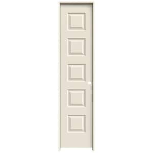 18 in. x 80 in. Rockport Primed Left-Hand Smooth Molded Composite Single Prehung Interior Door